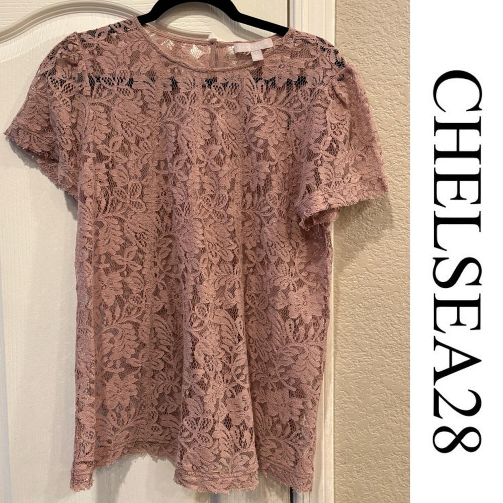 Chelsea28 Nordstrom Lace Blouse, Size Large